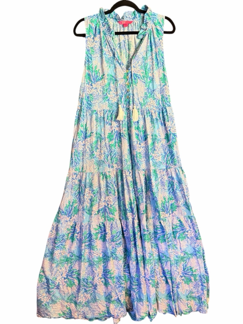LILLY PULITZER MALONE MAXI DRESS
LAS OLAS AQUA STRONG CURRENT SEA XL - Picture 3 of 14